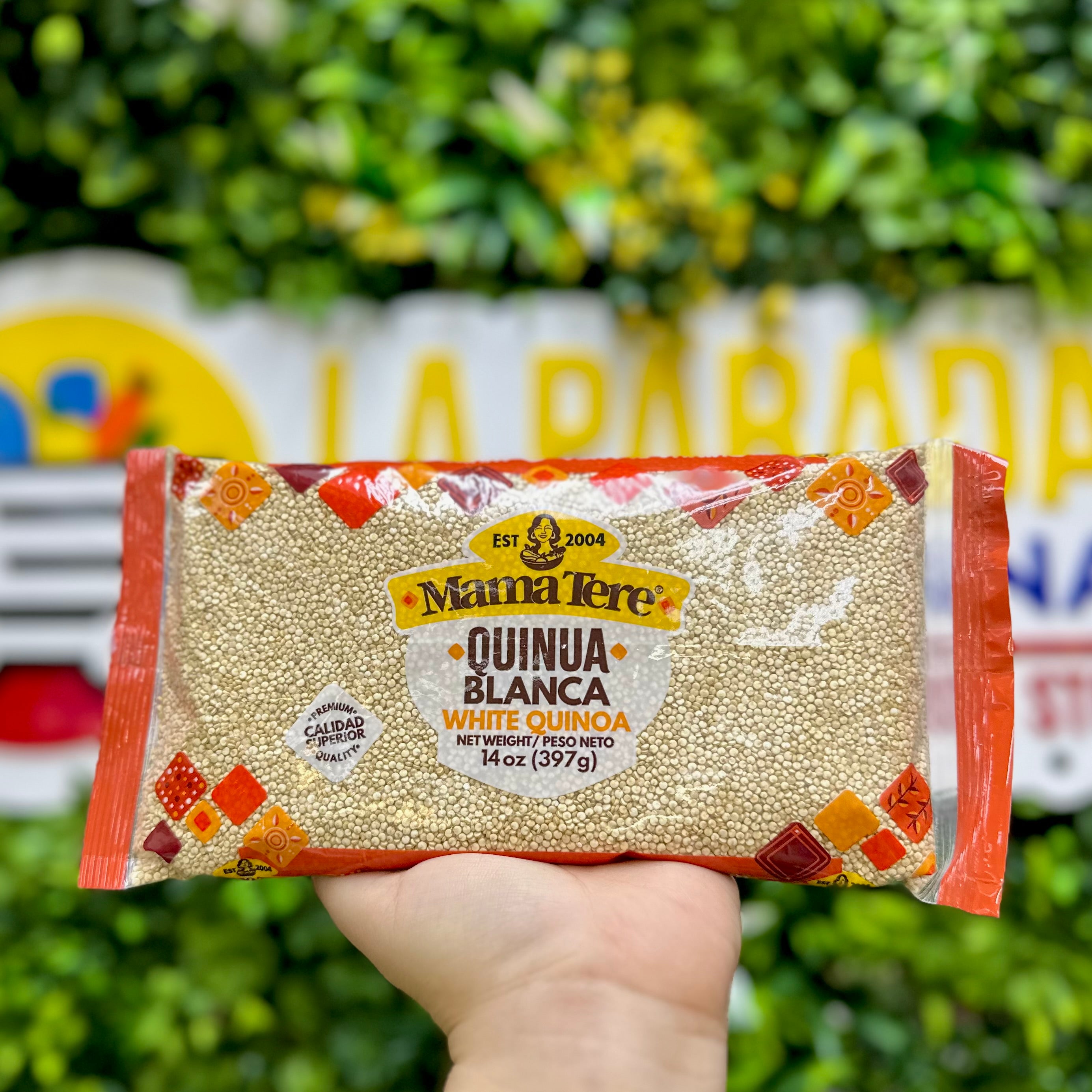 Mama tere quinua la parada ecuatoriana